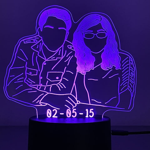 Lámpara LED Personalizada 7 en 1