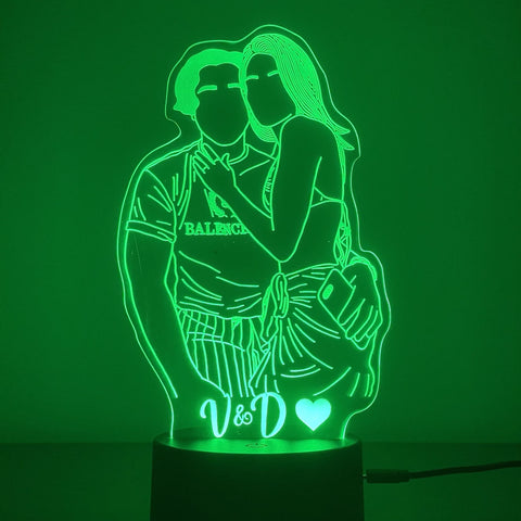 Lámpara LED Personalizada 7 en 1