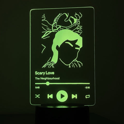 Lámpara Spotify LED Personalizada 7 en 1