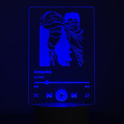 Lámpara Spotify LED Personalizada 7 en 1