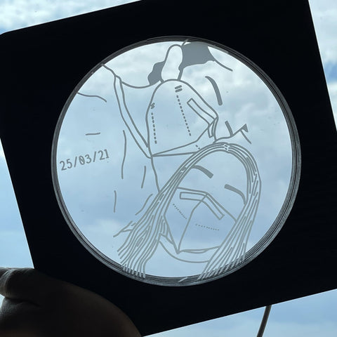 Marco LED de Círculo