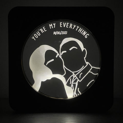 Marco LED de Círculo