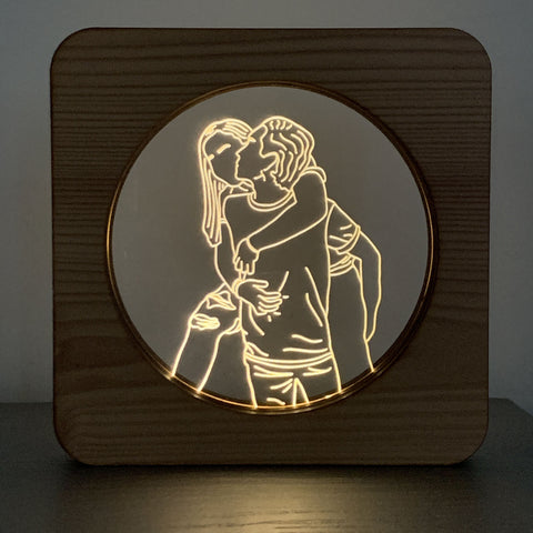 Marco LED de Círculo